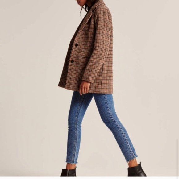 Wool-Blend Blazer Coat - Picture 2 of 7